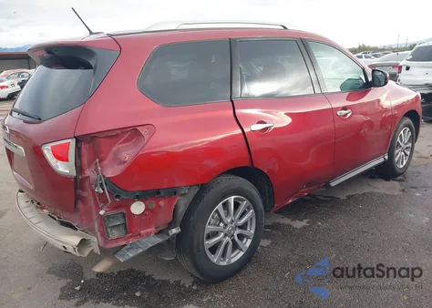 2015 Nissan Pathfinder Platinum/S/Sl/Sv из США, поврежденный, VIN 5N1AR2MN0FC608678